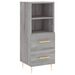 Buffet haut Sonoma gris 34,5x34x180 cm Bois d'ingénierie - Photo n°7