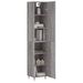 Buffet haut Sonoma gris 34,5x34x180 cm Bois d'ingénierie - Photo n°3