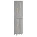 Buffet haut Sonoma gris 34,5x34x180 cm Bois d'ingénierie - Photo n°1