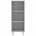 Buffet haut Sonoma gris 34,5x34x180 cm Bois d'ingénierie - Photo n°6