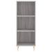 Buffet haut Sonoma gris 34,5x34x180 cm Bois d'ingénierie - Photo n°6