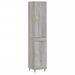 Buffet haut Sonoma gris 34,5x34x180 cm Bois d'ingénierie - Photo n°1