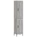 Buffet haut Sonoma gris 34,5x34x180 cm Bois d'ingénierie - Photo n°1