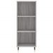 Buffet haut Sonoma gris 34,5x34x180 cm Bois d'ingénierie - Photo n°8