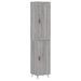 Buffet haut Sonoma gris 34,5x34x180 cm Bois d'ingénierie - Photo n°1
