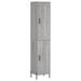 Buffet haut Sonoma gris 34,5x34x180 cm Bois d'ingénierie - Photo n°1