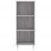 Buffet haut Sonoma gris 34,5x34x180 cm Bois d'ingénierie - Photo n°8