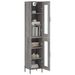 Buffet haut Sonoma gris 34,5x34x180 cm Bois d'ingénierie - Photo n°3