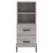 Buffet haut Sonoma gris 34,5x34x180 cm Bois d'ingénierie - Photo n°6