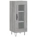 Buffet haut Sonoma gris 34,5x34x180 cm Bois d'ingénierie - Photo n°7