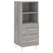 Buffet haut Sonoma gris 34,5x34x180 cm Bois d'ingénierie - Photo n°5