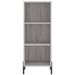 Buffet haut Sonoma gris 34,5x34x180 cm Bois d'ingénierie - Photo n°6