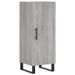 Buffet haut Sonoma gris 34,5x34x180 cm Bois d'ingénierie - Photo n°7