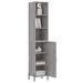 Buffet haut Sonoma gris 34,5x34x180 cm Bois d'ingénierie - Photo n°3