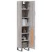 Buffet haut Sonoma gris 34,5x34x180 cm Bois d'ingénierie - Photo n°3