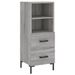 Buffet haut Sonoma gris 34,5x34x180 cm Bois d'ingénierie - Photo n°5