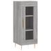 Buffet haut sonoma gris 34,5x34x180 cm bois d'ingénierie - Photo n°5