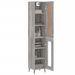 Buffet haut Sonoma gris 34,5x34x180 cm Bois d'ingénierie - Photo n°3