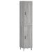 Buffet haut Sonoma gris 34,5x34x180 cm Bois d'ingénierie - Photo n°1