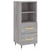 Buffet haut Sonoma gris 34,5x34x180 cm Bois d'ingénierie - Photo n°5