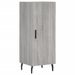 Buffet haut Sonoma gris 34,5x34x180 cm Bois d'ingénierie - Photo n°7