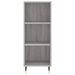 Buffet haut Sonoma gris 34,5x34x180 cm Bois d'ingénierie - Photo n°6