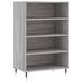 Buffet haut sonoma gris 57x35x90 cm bois d'ingénierie - Photo n°1