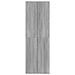 Buffet haut sonoma gris 60x35x180 cm bois d'ingénierie - Photo n°3