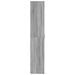 Buffet haut sonoma gris 60x35x180 cm bois d'ingénierie - Photo n°4