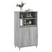 Buffet haut Sonoma gris 60x36x110 cm Bois d'ingénierie - Photo n°3