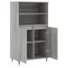 Buffet haut Sonoma gris 60x36x110 cm Bois d'ingénierie - Photo n°5