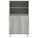 Buffet haut Sonoma gris 60x36x110 cm Bois d'ingénierie - Photo n°6