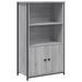 Buffet haut sonoma gris 62x32x103,5 cm bois d'ingénierie - Photo n°1