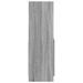 Buffet haut sonoma gris 63x33x100 cm bois d'ingénierie - Photo n°6