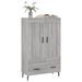 Buffet haut sonoma gris 69,5x31x115 cm bois d'ingénierie - Photo n°3