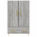 Buffet haut sonoma gris 69,5x31x115 cm bois d'ingénierie - Photo n°6