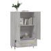 Buffet haut sonoma gris 69,5x31x115 cm bois d'ingénierie - Photo n°4