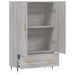 Buffet haut sonoma gris 69,5x31x115 cm bois d'ingénierie - Photo n°5