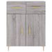 Buffet haut Sonoma gris 69,5x34x180 cm Bois d'ingénierie - Photo n°8