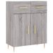 Buffet haut Sonoma gris 69,5x34x180 cm Bois d'ingénierie - Photo n°7