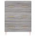 Buffet haut Sonoma gris 69,5x34x180 cm Bois d'ingénierie - Photo n°8