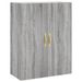 Buffet haut Sonoma gris 69,5x34x180 cm Bois d'ingénierie - Photo n°6