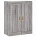 Buffet haut Sonoma gris 69,5x34x180 cm Bois d'ingénierie - Photo n°5