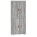 Buffet haut Sonoma gris 69,5x34x180 cm Bois d'ingénierie - Photo n°1