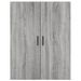 Buffet haut Sonoma gris 69,5x34x180 cm Bois d'ingénierie - Photo n°6