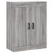 Buffet haut Sonoma gris 69,5x34x180 cm Bois d'ingénierie - Photo n°5