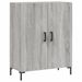 Buffet haut Sonoma gris 69,5x34x180 cm Bois d'ingénierie - Photo n°7