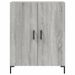 Buffet haut Sonoma gris 69,5x34x180 cm Bois d'ingénierie - Photo n°8