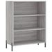 Buffet haut Sonoma gris 69,5x34x180 cm Bois d'ingénierie - Photo n°7