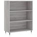 Buffet haut Sonoma gris 69,5x34x180 cm Bois d'ingénierie - Photo n°7